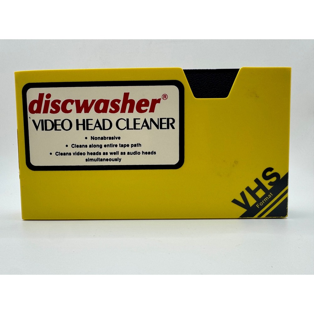 Discwasher‎ Video Head Cleaner VHS Nonabrasive VCR Maintenance USA